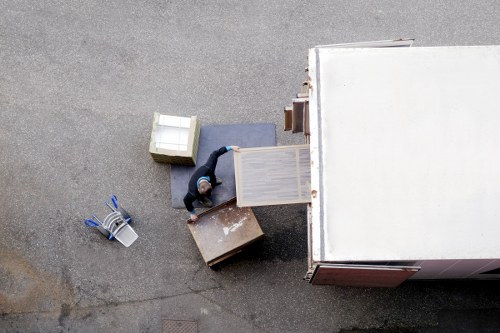 Man and van removals service in Barnsbury near residential flats