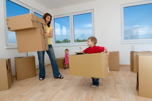 Packing and loading support for a local Barnsbury move