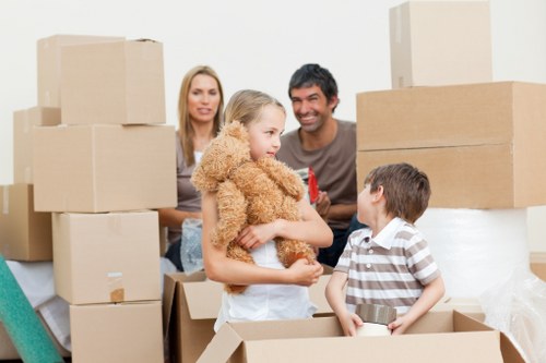 Packing and transport for a small office move in Barnsbury