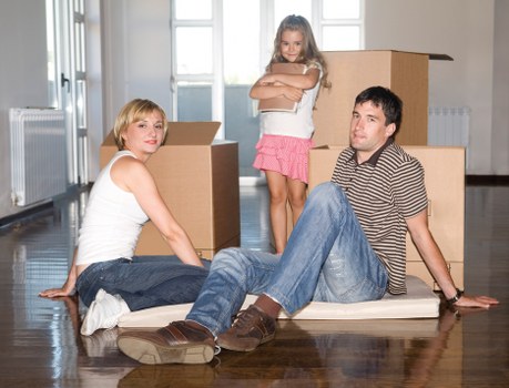 Packed household items ready for a Barnsbury home move